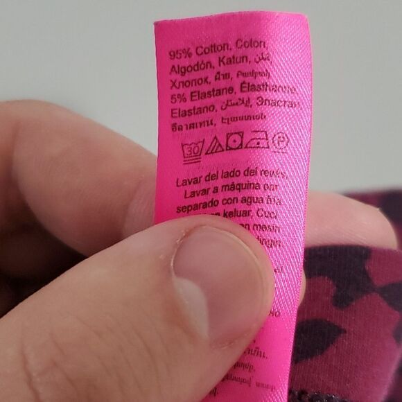 La Senza purple and black leopard print xs leggings - Picture 7 of 8